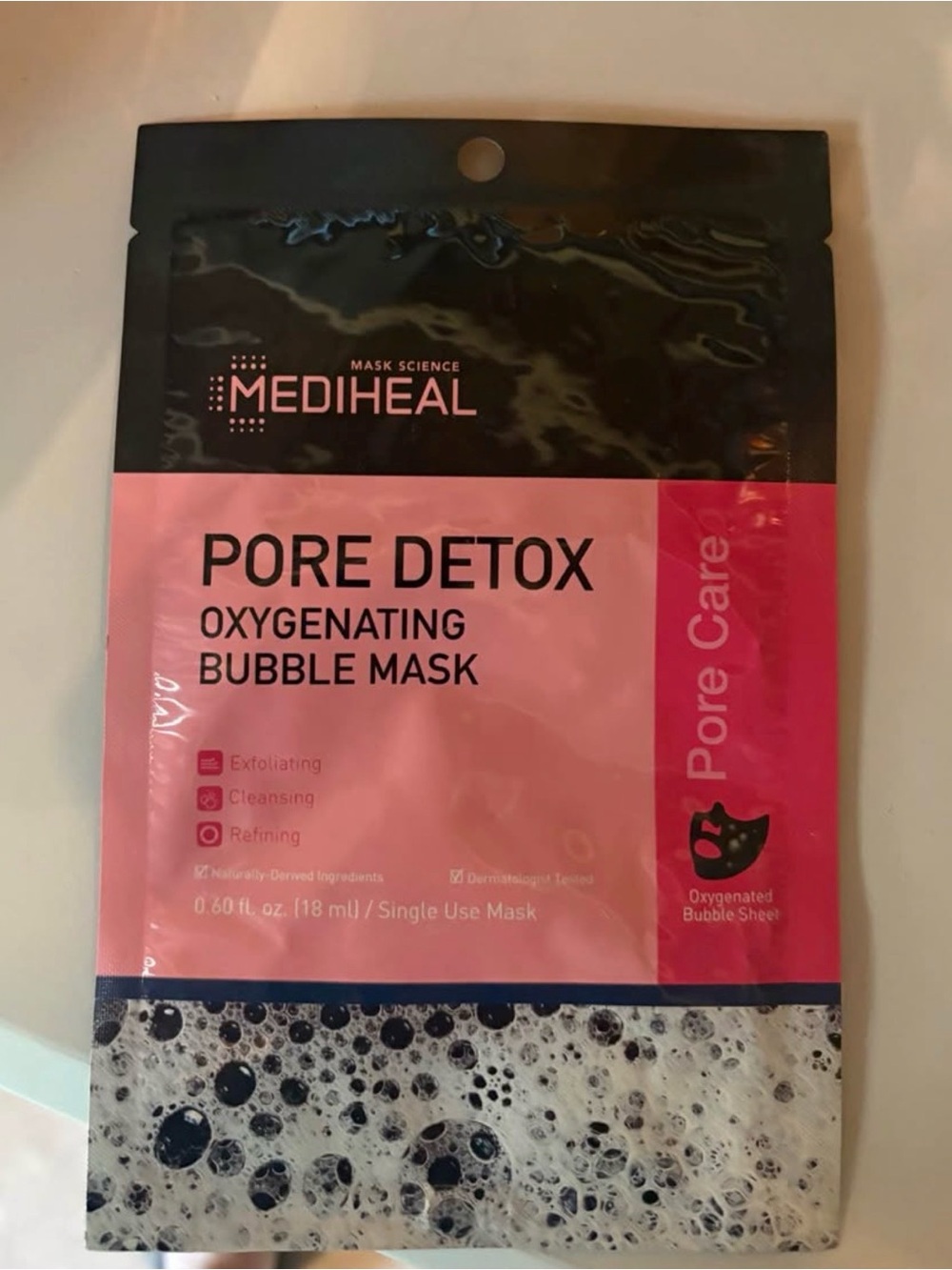 Pore Detox Oxygenating Bubble Mask - Pink